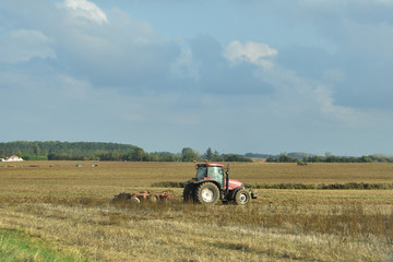 Obraz premium Tracteur, France