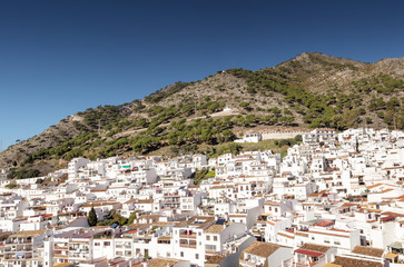 home on the mountain side of mijas