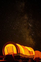 Wagons in the Night Sky