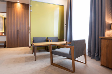 Interior of a hotel apartment