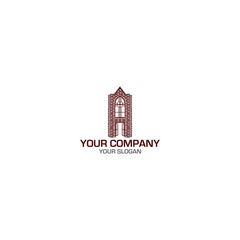 Church Building  Logo Design Vector