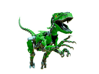velociraptor robot jumping