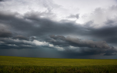 Fototapeta na wymiar Supercell Storm Clouds