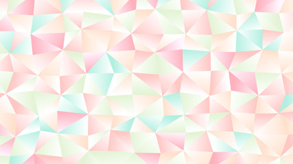 Obraz premium Pastel Bright Light Low Poly Backdrop Design