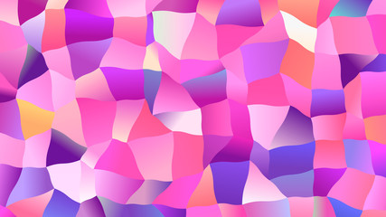 Trendy Candy Colors Low Poly Backdrop Design