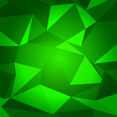 Fototapeta premium Light Green Trendy Low Poly Backdrop Design