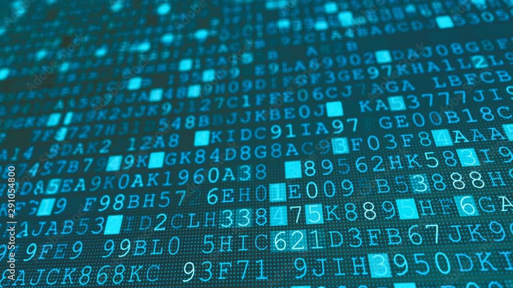 Aufkleber digital machine code binary symbols, computer internal numbers background