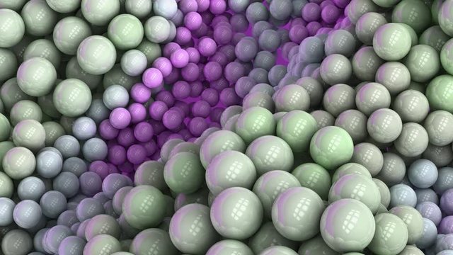 abstract background with balls