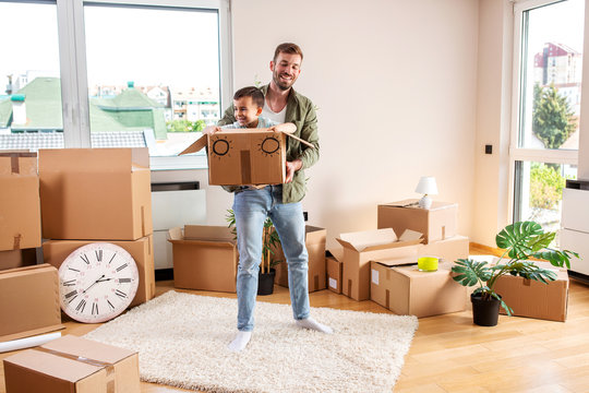 Loving father and his son