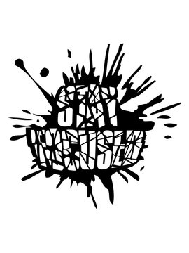 stay focused tropfen konzentrieren splitter scherben zerbrochen risse kratzer spruch fokussiert verschwommen design logo spritzer bleiben aufmerksam wachsam wach cool ziel setzen