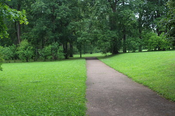 Old, Catherine Park in St. Petersburg. Russia