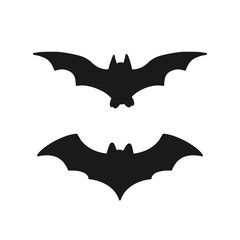 Hand drawn Bat isolated on a white. Sketch. Halloween concept. Vector illustration