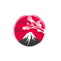 mountain logo design vector illustration