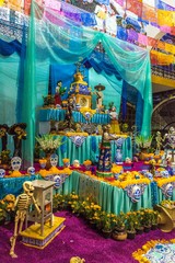 Altar day of the dead Puebla, Mexico 