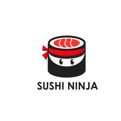 sushi logo, vector design template