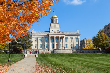 Old Capitol building downtown Iowa City