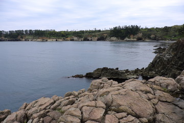 福井県東尋坊の風景