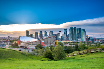 Calgary city skyline, Alberta, Canada