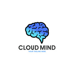 Human Mind Logo Vector Template