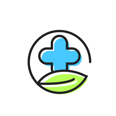 medical logo icon design template, simple vector design