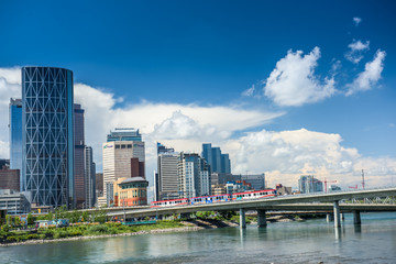 Fototapeta premium Calgary city skyline, Alberta, Canada