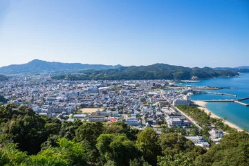 Foto op Canvas Cityscape of Sumoto city and port ,Awaji island ,hyogo,Japan © F.F.YSTW