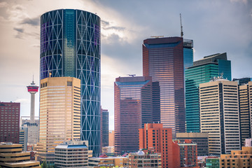 Calgary city skyline, Alberta, Canada