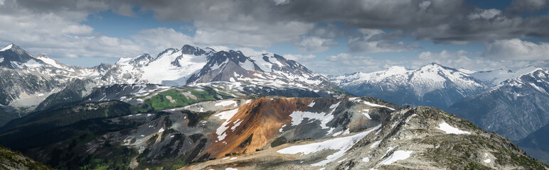 Beautiful landscape in Whistler BC, British Columbia, Canada. - obrazy, fototapety, plakaty