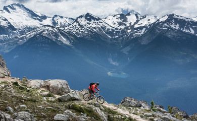 Fototapeta na wymiar Beautiful landscape in Whistler BC, British Columbia, Canada.