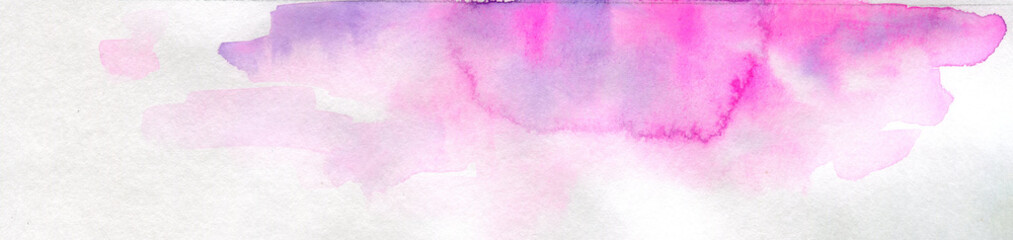 watercolor stain on white paper. Isolated element for design. hand-drawn texture on paper