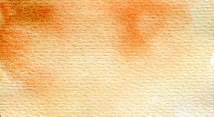 Naklejka premium watercolor stain on white paper. Isolated element for design. hand-drawn texture on paper