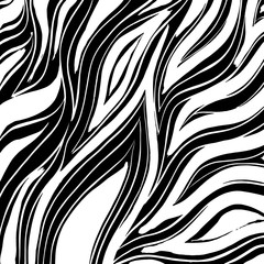 Fototapeta premium Brush texture pattern. Grunge vector.