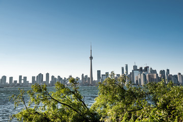 Fototapeta premium Panoramę miasta Toronto, Ontario, Kanada