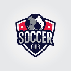 Soccer and football logo design