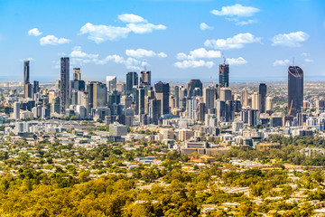 Naklejka premium Brisbane Skyline Australia