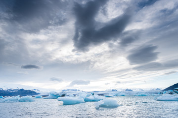 Jokulsarlon glacier ice lagoon, Iceland