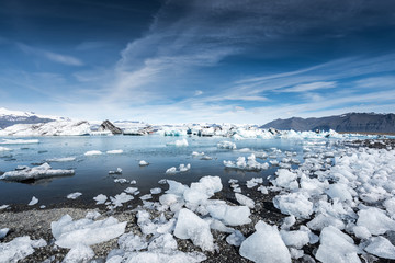 Jokulsarlon glacier ice lagoon, Iceland