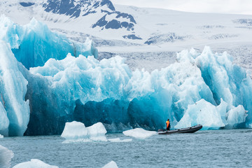 Jokulsarlon glacier ice lagoon, Iceland