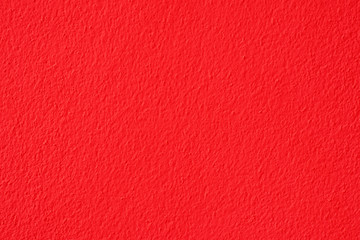 New clean red cement texture, Concrete wall texture background, copy space for text. paper.