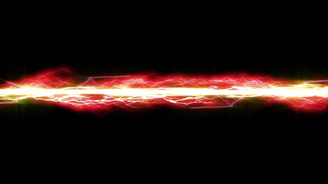 orange lightning loop effect animation