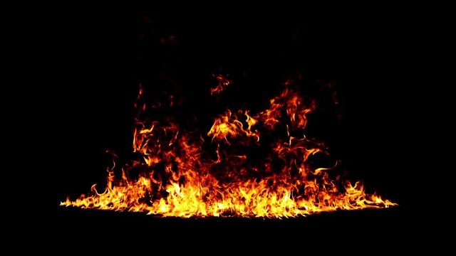 orange fire flame effect animation