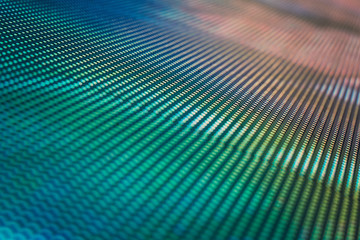 CloseUp LED blurred screen. LED soft focus background. abstract background ideal for design.