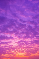 Obraz premium Amazing Sunset Over River