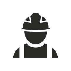 Construction worker icon