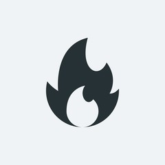 Fire simple icon