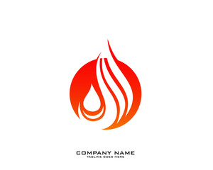 Fire flame Logo Template