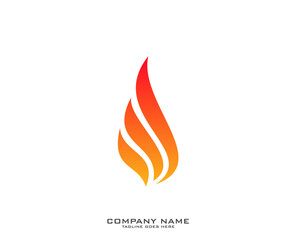Fire flame Logo Template © Catharsis