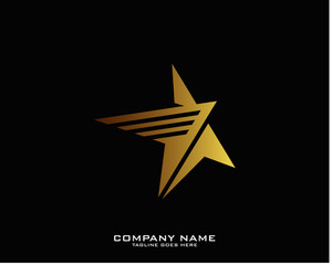 Obraz premium Star Logo Template vector icon illustration design