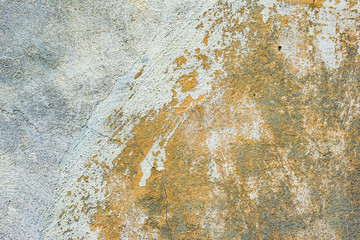 Texture of a concrete wall with cracks and scratches which can be used as a background