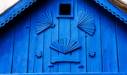 Roof gable at a house in Romania